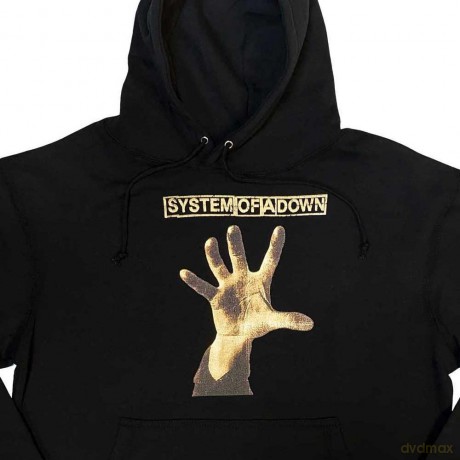 System Of A Down: Unisex Pullover Hoodie: Hand (Black) (Large)
