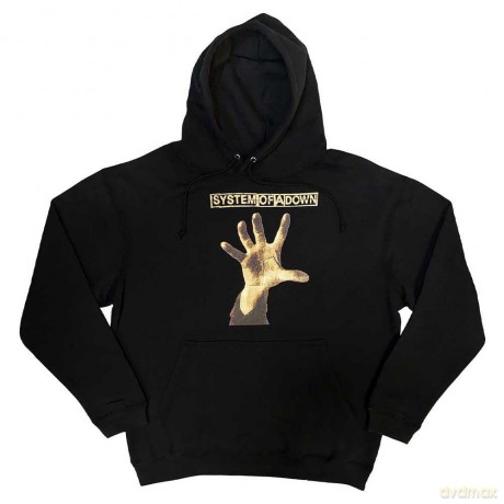System Of A Down: Unisex Pullover Hoodie: Hand (Black) (Medium)