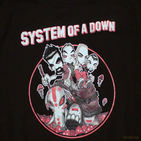 System Of A Down: Unisex Sweatshirt: Mushroom People (Black) (X-Large)