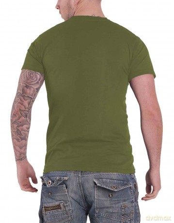 System Of A Down: Unisex T-Shirt: Intoxicated (Military Green) (Medium)