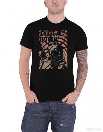 System Of A Down: Unisex T-Shirt: Liberty Bandit (Black) (Small)