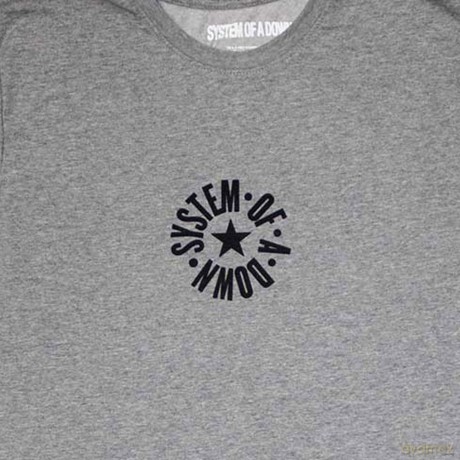 System Of A Down: Unisex T-Shirt: Mini Circle Logo (Grey) (XX-Large)