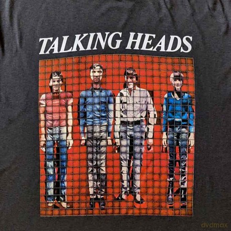 Talking Heads: Unisex T-Shirt: Pixel Portrait (Charcoal Grey) (Medium)