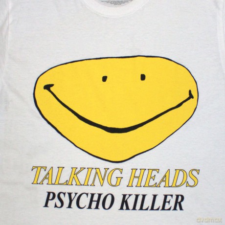 Talking Heads: Unisex T-Shirt: Psycho Killer (White) (X-Large)