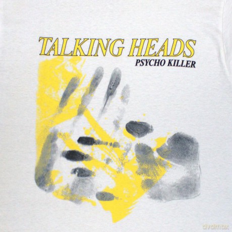 Talking Heads: Unisex T-Shirt: Psycho Killer Hands (White) (Medium)