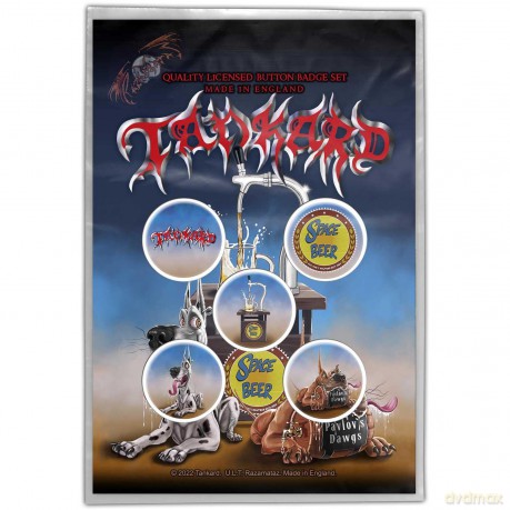 Tankard: Button Badge Pack: Pavlov's Dawgs