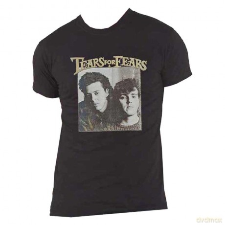 Tears For Fears: Unisex T-Shirt: Throwback Photo (Black) (X-Large)