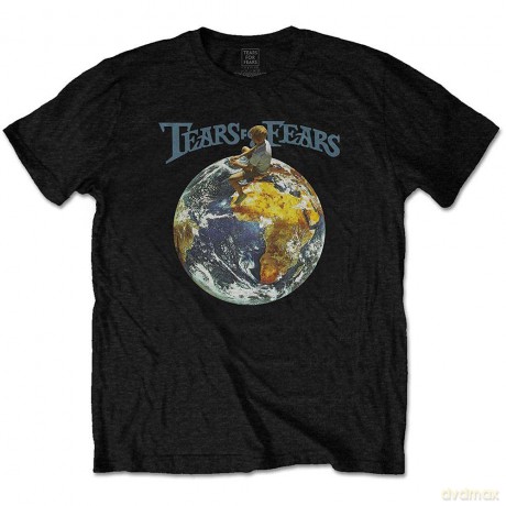 Tears For Fears: Unisex T-Shirt: World (Black) (Large)