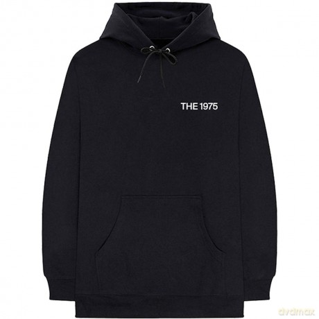 1975 - The: The 1975 Unisex Pullover Hoodie: ABIIOR Est Dans Instagram (Black) (Back Print) (Large)