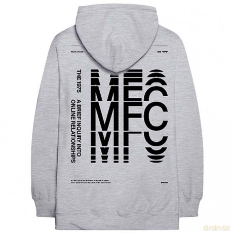 1975 - The: The 1975 Unisex Pullover Hoodie: ABIIOR MFC (Back Print) (Large)