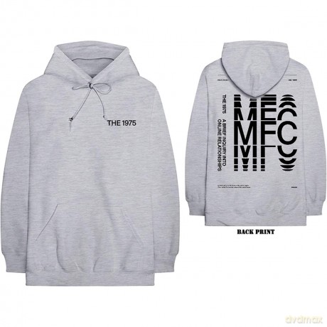 1975 - The: The 1975 Unisex Pullover Hoodie: ABIIOR MFC (Back Print) (X-Large)