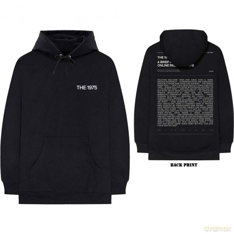 1975 - The: The 1975 Unisex Pullover Hoodie: ABIIOR Welcome Welcome Version 2. (Back Print) (XX-Large)