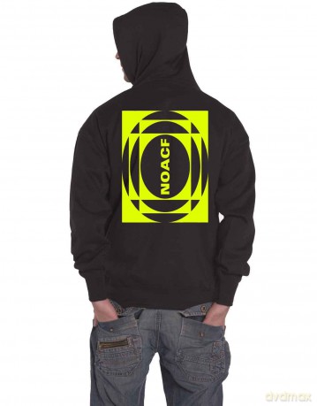 1975 - The: The 1975 Unisex Pullover Hoodie: NOACF (Black) (Back Print) (Small)