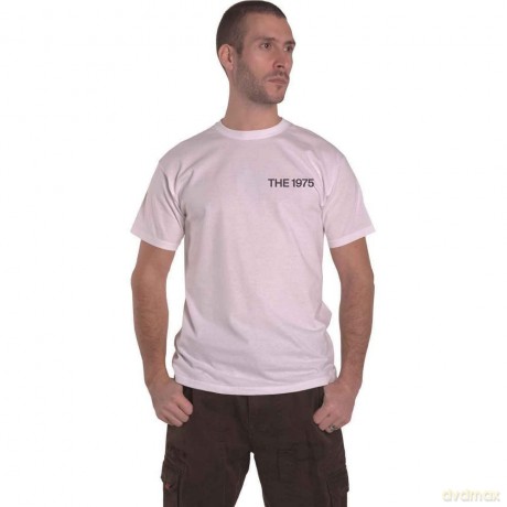 1975 - The: The 1975 Unisex T-Shirt: A Brief Inquiry (White) (Back Print) (Small)