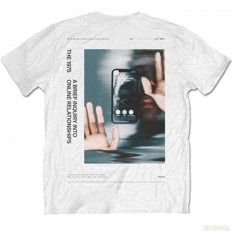1975 - The: The 1975 Unisex Tee: ABIIOR Side Face Time (Back Print) (Medium)