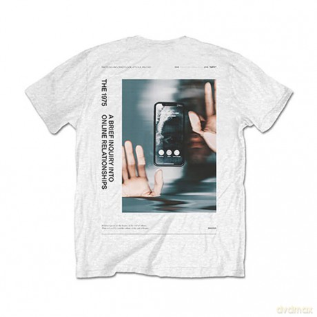 1975 - The: The 1975 Unisex Tee: ABIIOR Side Face Time (Back Print) (Small)