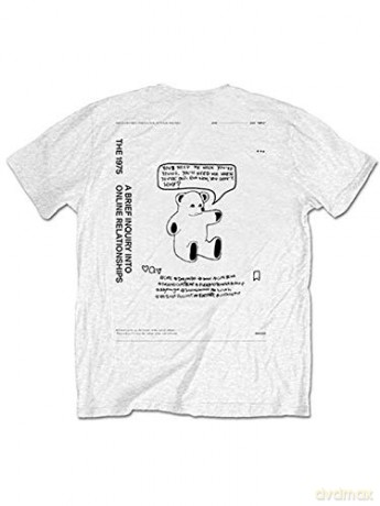 1975 - The: The 1975 Unisex Tee: ABIIOR Teddy (Back Print) (Large)