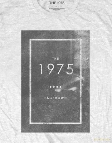 1975 - The: The 1975 Unisex Tee: Facedown (Large)