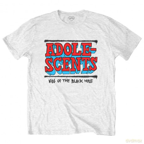 Adolescents - The: The Adolescents Unisex T-Shirt: Kids Of The Black Hole (White) (Medium)