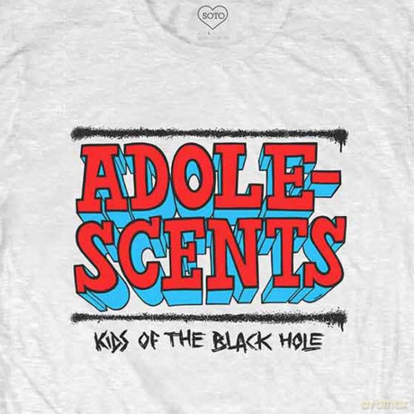 Adolescents - The: The Adolescents Unisex T-Shirt: Kids Of The Black Hole (White) (XX-Large)