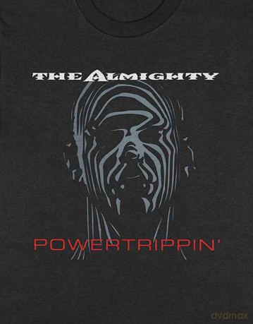 Almighty - The: The Almighty Unisex T-Shirt: Powertrippin' (Black) (Medium)