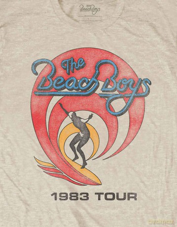 Beach Boys - The: The Beach Boys Men's Tee: 1983 Tour (Small)
