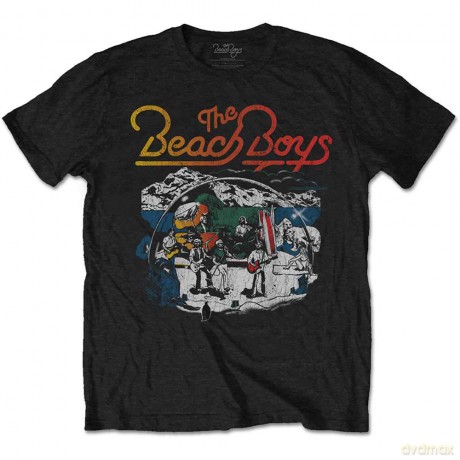 Beach Boys - The: The Beach Boys Men's Tee: Live Drawing (X-Large)