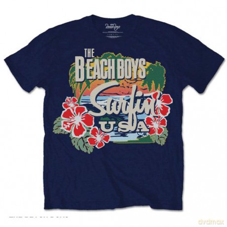 The Beach Boys: Men's Tee: Surfin USA Tropical (Large)