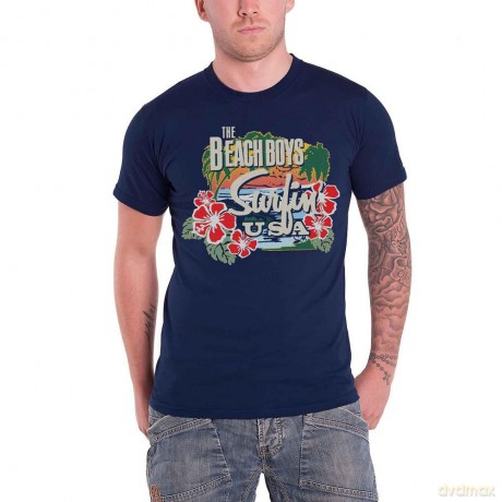 The Beach Boys: Men's Tee: Surfin USA Tropical (XX-Large)