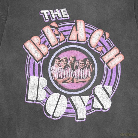 Beach Boys - The: The Beach Boys Unisex Stone Wash T-Shirt: Vintage Photo (Charcoal Grey) (X-Large)