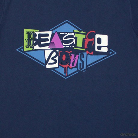 Beastie Boys - The: The Beastie Boys Ladies T-Shirt: Multicolour Logo (Denim Blue) (Medium)