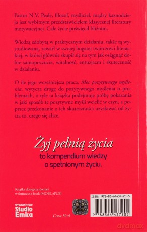 Żyj pełnią życia - Peale Norman Vincent [KSIĄŻKA]