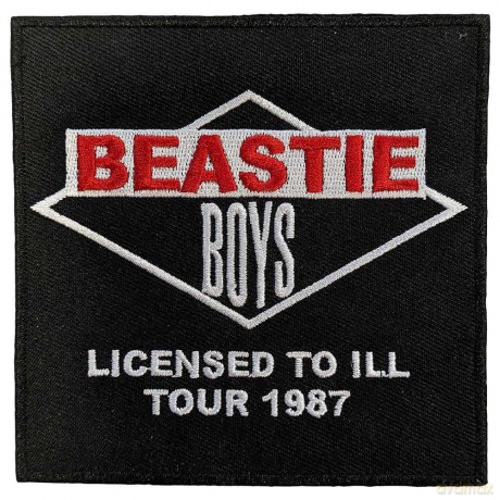 Beastie Boys - The: The Beastie Boys Standard Patch: Licensed To Ill Tour 1987