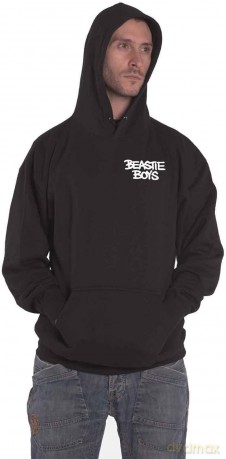 Beastie Boys - The: The Beastie Boys Unisex Pullover Hoodie: Check Your Head (Black) (Back Print) (Medium)