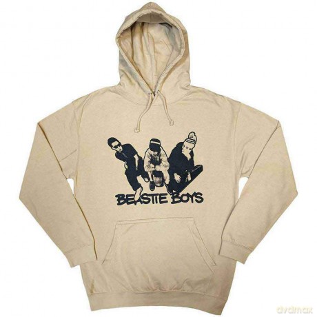 Beastie Boys - The: The Beastie Boys Unisex Pullover Hoodie: Check Your Head (Sand) (Medium)