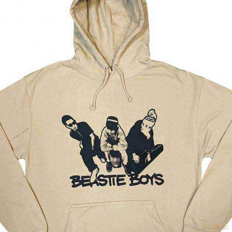 Beastie Boys - The: The Beastie Boys Unisex Pullover Hoodie: Check Your Head (Sand) (Small)