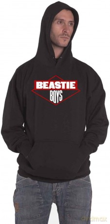 Beastie Boys - The: The Beastie Boys Unisex Pullover Hoodie: Diamond Logo (Black) (Small)