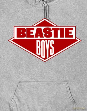 Beastie Boys - The: The Beastie Boys Unisex Pullover Hoodie: Diamond Logo (Grey) (Small)