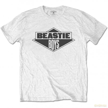 Beastie Boys - The: The Beastie Boys Unisex T-Shirt: B&W Logo (White) (Medium)