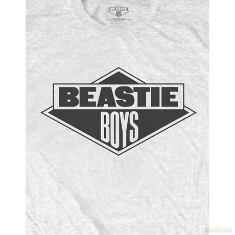 Beastie Boys - The: The Beastie Boys Unisex T-Shirt: B&W Logo (White) (XX-Large)