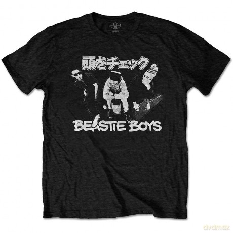 Beastie Boys - The: The Beastie Boys Unisex T-Shirt: Check Your Head Japanese (Black) (Large)