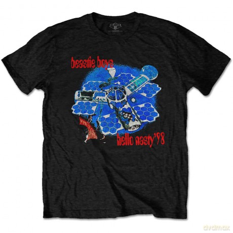 Beastie Boys - The: The Beastie Boys Unisex T-Shirt: Hello Nasty (Black) (Back Print) (XX-Large)