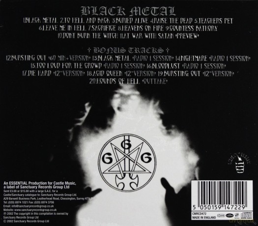 Venom: Black Metal  [CD]