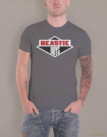 Beastie Boys - The: The Beastie Boys Unisex T-Shirt: Logo (Grey) (Large)