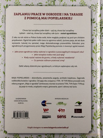 12 miesięcy z Mają Popielarską. Kalendarium prac w ogrodzie i na tarasie - Popielarska Maja [KSIĄŻKA]