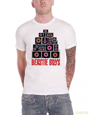 Tape: The Beastie Boys Unisex T-Shirt: (White) (Medium)