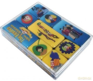 The Beatles: Fridge Magnet Set: Yellow Submarine