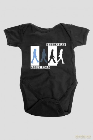 The Beatles: Kids Baby Grow: Abbey Road Colours Crossing (Black) (18-24 Months)