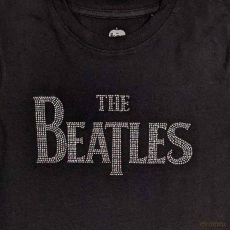 The Beatles: Kids T-Shirt: Drop T (Black) (Embellished) (5-6 Years)