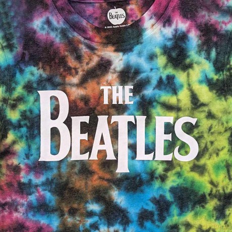 The Beatles: Kids T-Shirt: Drop T Logo (Grey) (Wash Collection) (11-12 Years)